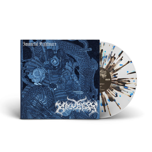 KRUELTY "Immortal Nightmare" Vinyl (Transparent W/ Black & Blue Splatter)