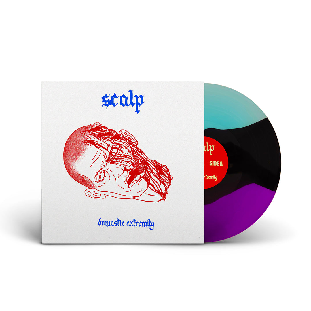 SCALP "Domestic Extremity" Vinyl (Blue / Black / Purple Tri-Stripe)